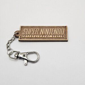 Super Nintendo Logo Keychain